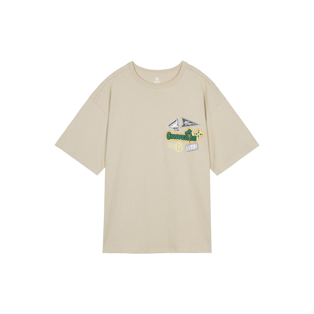 Converse T Shirts Unisex Matcha Crew Neck Moderate 10026169-A02