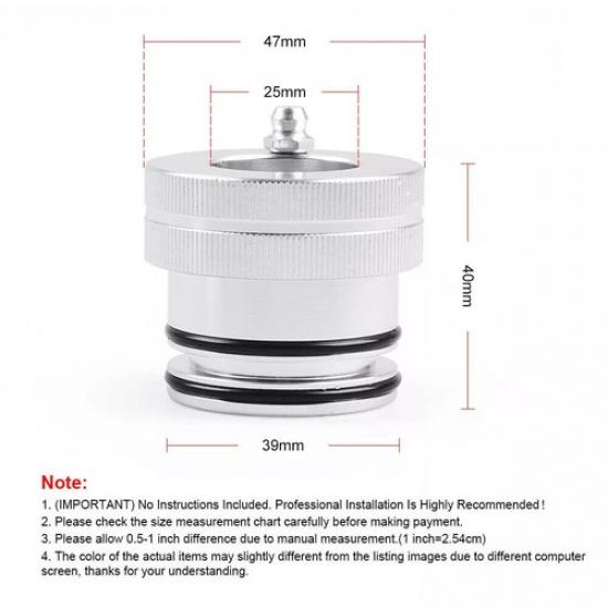 39mm For Polaris General ACE Sportsman RZR Axle In Wheel Bearing Greaser Tool