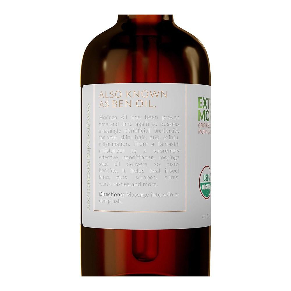 Green Virgin Products Olej MORINGA 4 fl oz, 1 jednostka