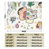 Cartoon Crayon Shin chan Knitted Blanket Fleece  Soft Throw Blankets for Outdoor Travel Bed Rug
