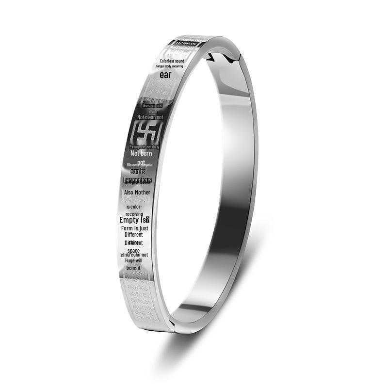 Women's Titanium Steel Bracelet with Inlaid Diamonds - Elegant Starry Design, Non-Fading, INS Style, High-End Full Diamond Bangle.