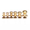 10pcs Decorative Buttons Leather Tools Brass Bag Rivet Screw Sewing Button Studs botones para manualidades 5/6/7/8/9/10mm