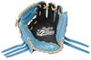 Rawlings GAMER TRAINING GH5GTK4T Baseball Trainings-Wurfhandschuh, Hart, Handschuh, Schwarz/Sax, T-Zoll, Rechtshänder