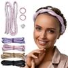 1 Set Heatless Curling Rod Headbands Soft Hair Curlers No Heat Rollers Lazy Silk Curls Sleeping Headband Ties Hair Styling Tools