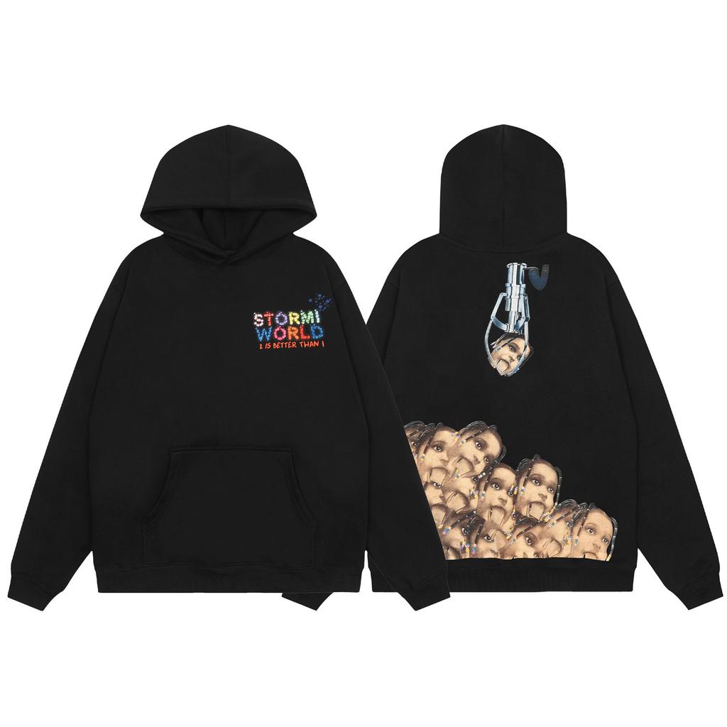 Outfit Trendy Hip Hop Travis Scott Collaborazione Felpa e Pantaloni