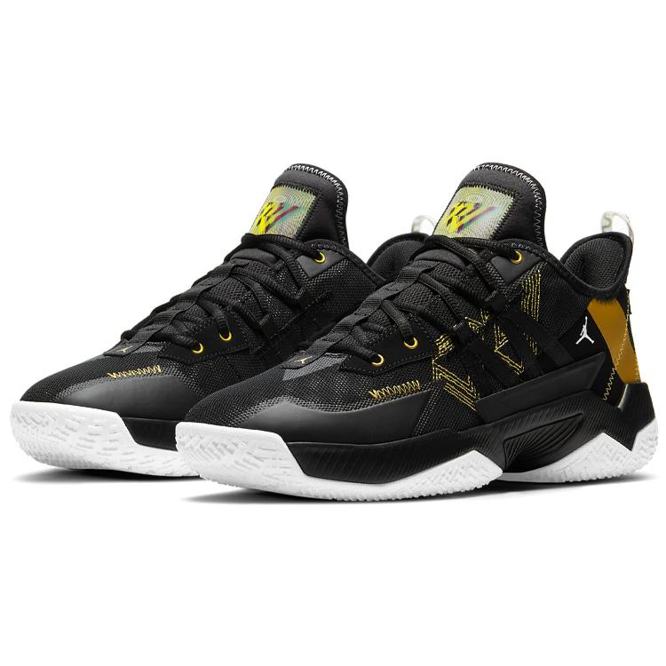 New JORDAN Westbrook One Take 2 Pf 'Black Metallic Gold' CW2458-007