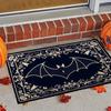 Halloween Entry Door Decorative Floor Mat Pumpkin Witch Holiday Doormat Dirty Resistant Household Cool Insulation Mat