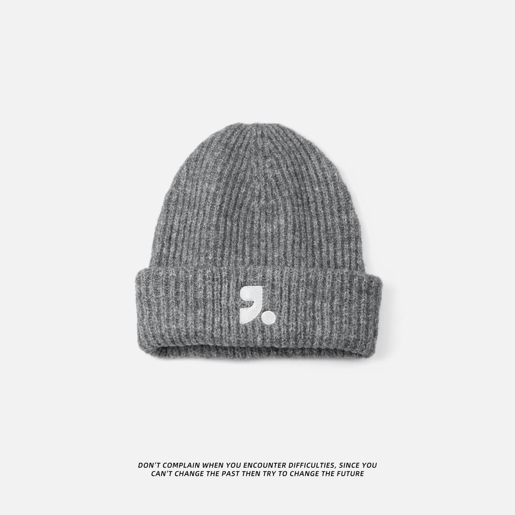 Winter Big Head Circumference Knitted Hat Women's Hat Men's Large Size Thickened Wool Hat Autumn and Winter Warm Ear Protection Loose Outdoor