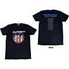 Camiseta Unisex de Foo Fighters: Foto Clásica (Impresión trasera) (Ex-Tour)