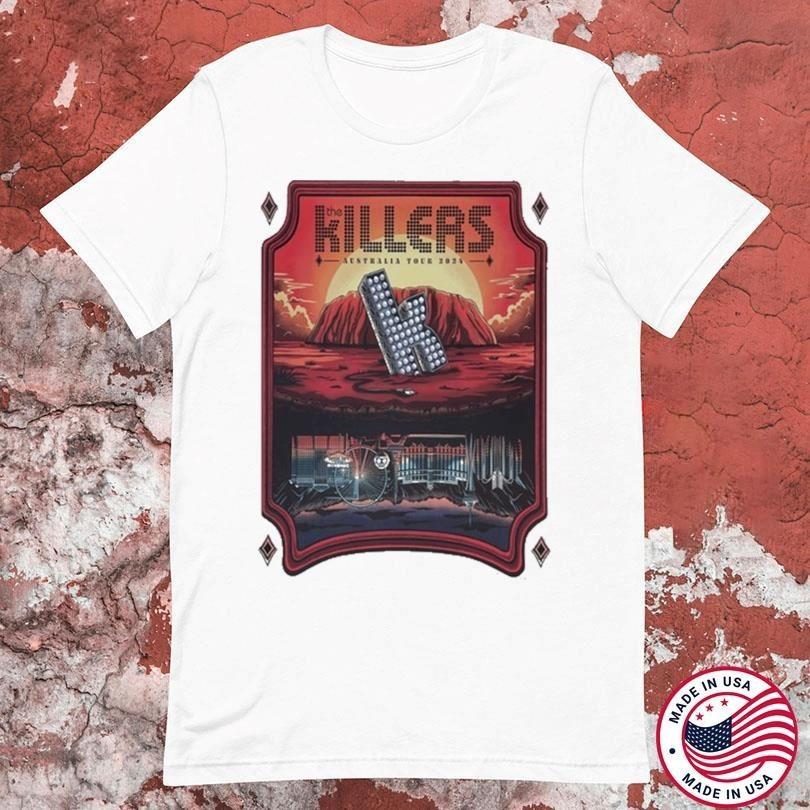 The Killers Band Australian Tour 2024 Tshirt S to 5XL UR548 Unisex T-Shirt S