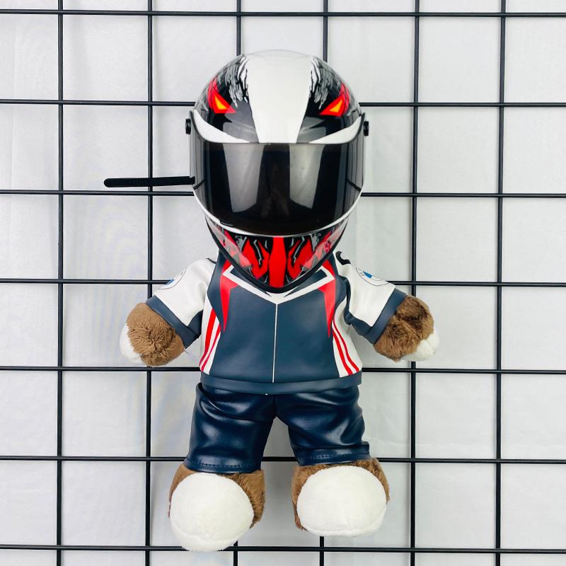 

Motorcycle helmet model Four generations of venom prints Cycling decoration trunk pendant home collection ornament small helmet S