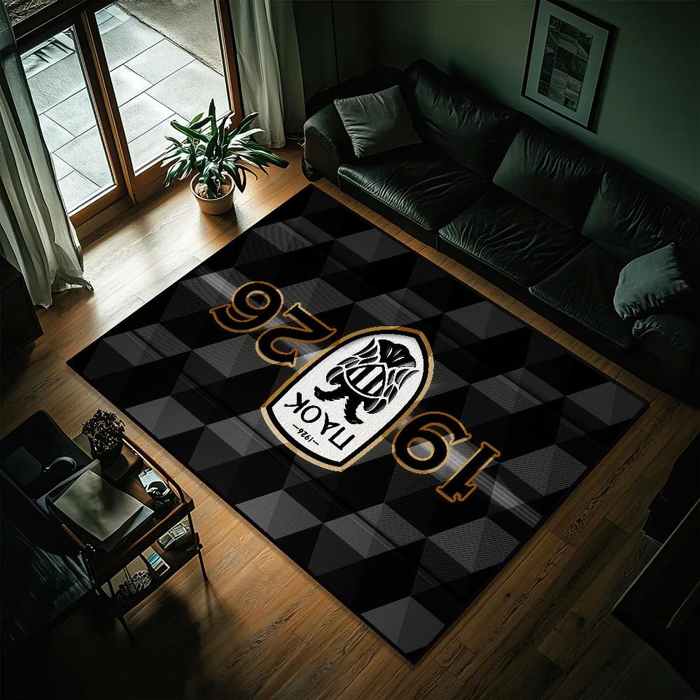 Fashion Club PAOK FC Small Carpet Bedside Kitchen Bath Living Home House Bedroom Floor Mat Doormat Rug Decoration