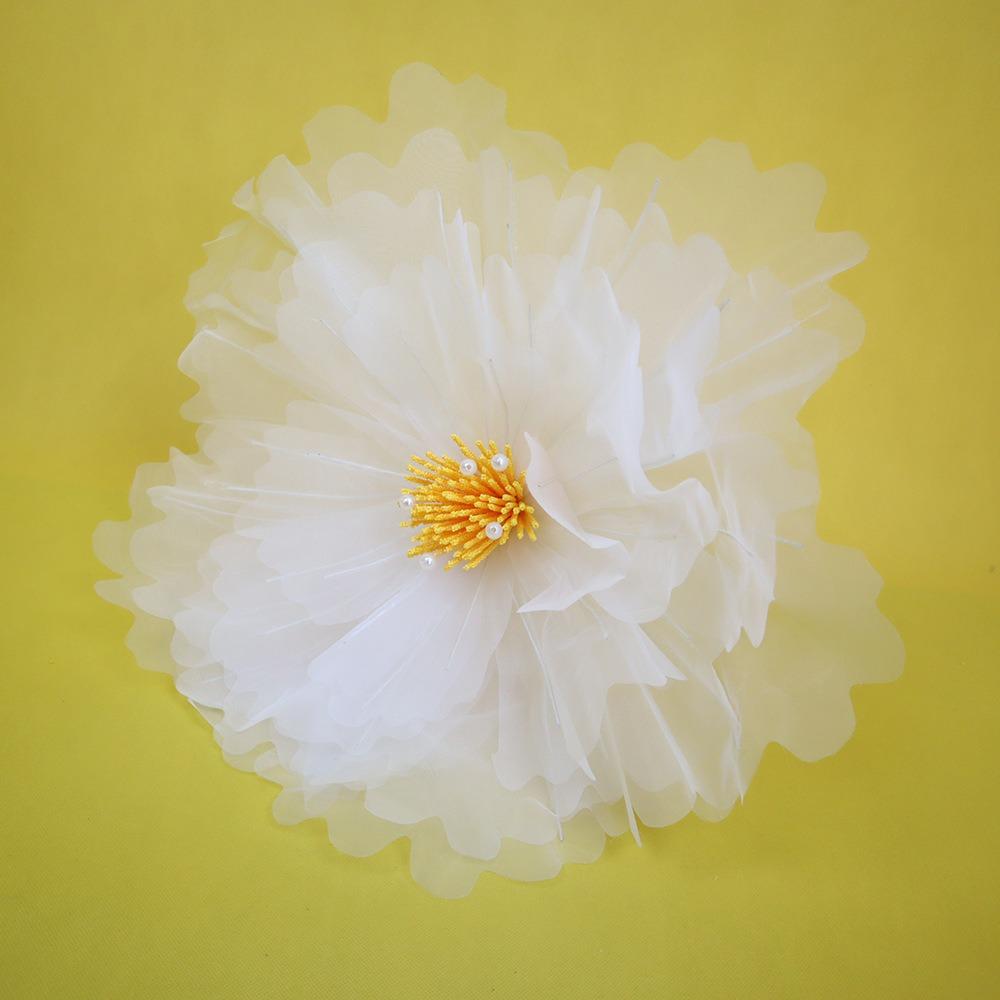 New 40/50cm Artificial Peony Flower Outdoor Layered Fluffy Petals Large Flower Head Silk Fake Flowers Floor Display