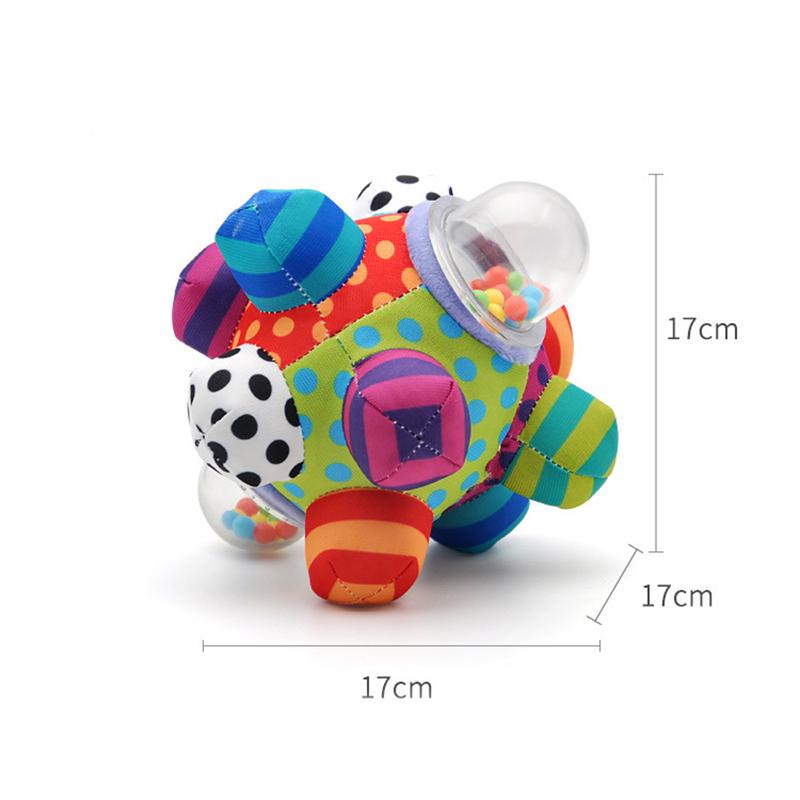 Jucării Zornăitoare pentru Bebeluși Minge Jucărie pentru Bebeluș pentru Nou-născut 0-12 Luni Animale de Pluș Zornăitoare din Material Textil Clopoțel de Mână pentru Bebeluși Jucărie Senzorială Educativă Cadou