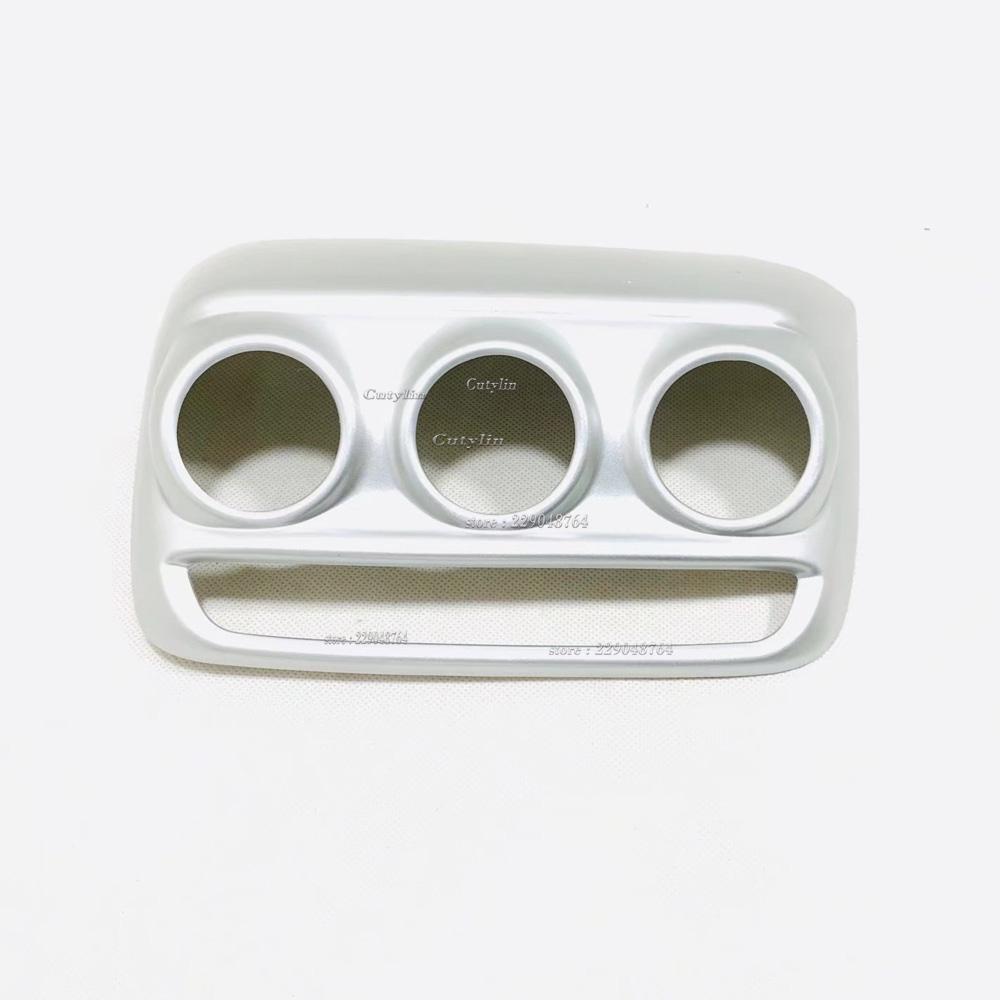 For Chevrolet Tracker Trax    Carbon Fiber Center Air Conditioning Switch Cover Trim Strips Car Styling Accessories