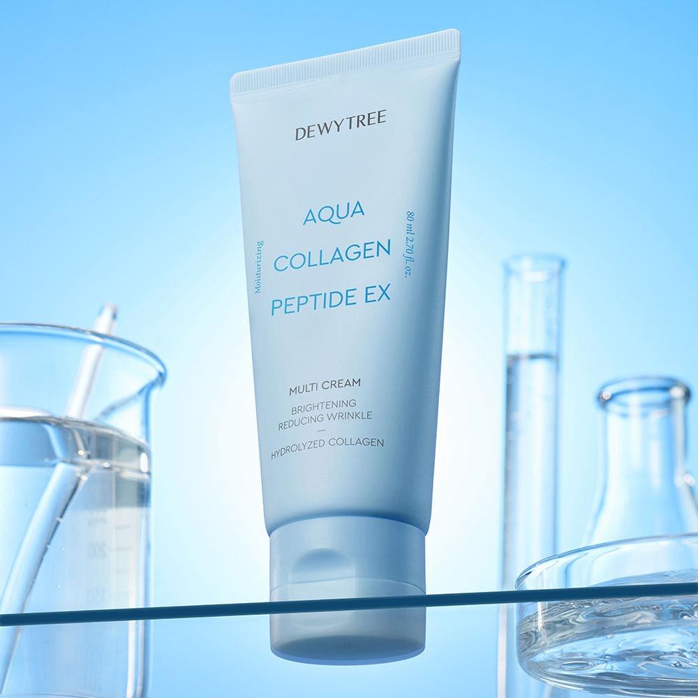 Dewytree Aqua Collagen Peptide EX Multi Cream 80ml + 80ml Hydrating Firming Care