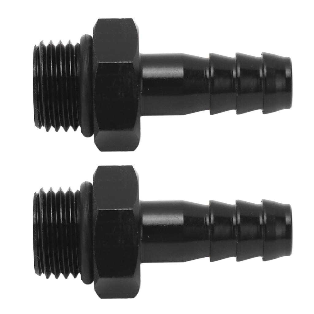 1Pair Hose Barb Fitting Connector AN6‑5 16 Inch Aluminum Hose Barb Fittings Adapter for Pipe Connections Delivery System