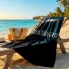 Philadelphia Eagles Personalized Text Beach Towel Super Soft Microfiber Quickdry Fabric Portable For Swimmingbeachcamping Travel Beach Accessoriesgym