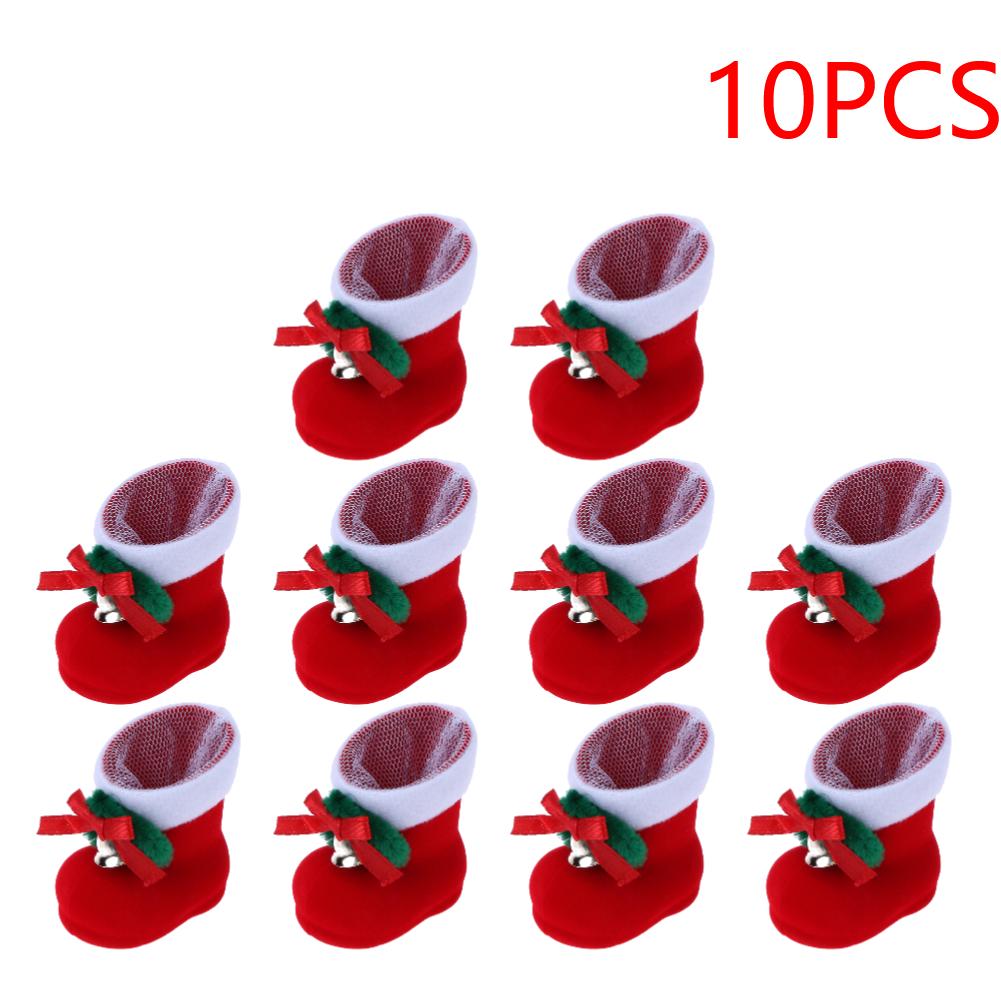 Christmas Fruit Shoes Art Crafts Santa Claus Candy Boots Creative Bright-colored Cute Fashion Exquisite Elegant Kid Favors