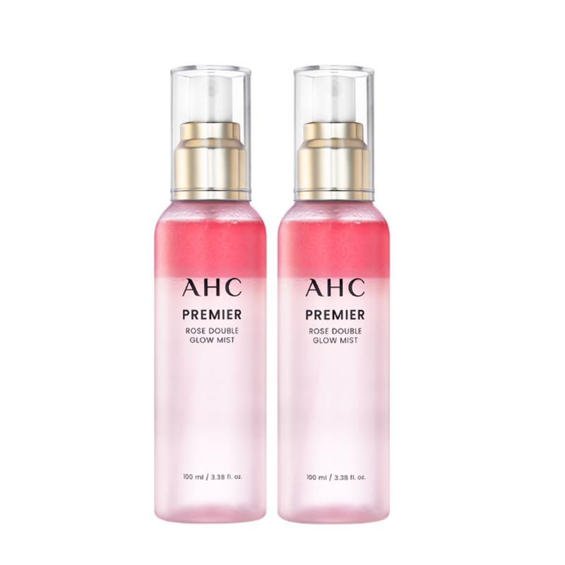 AHC Premier Rose Double Glow Mist 100ml X2, 2 Pcs