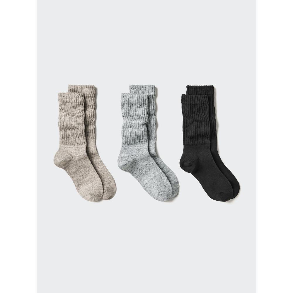 Uniqlo Japan Loose Socks 3 Pair Set