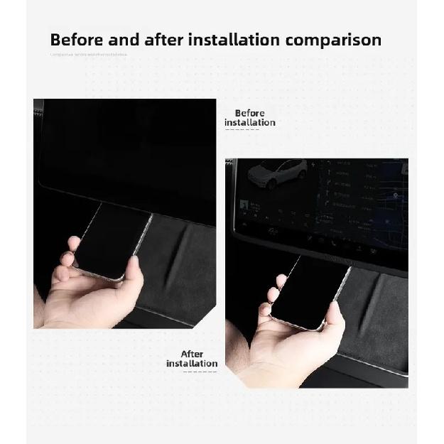 For Tesla Model Y Juniper 2026 Model YL Central Control Display Screen Protector 16-inch Silicone Protective Frame Edge Cover