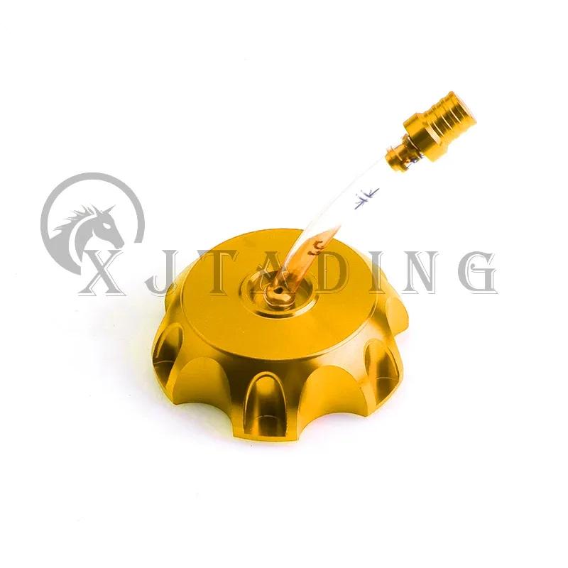 CNC Aluminum Gas Fuel Tank Cap Cover For Kayo Bse Chinese CRF TTR KLX 110 50 70 90 125 140 150 160 190 CC Dirt Pit Bike Parts