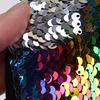 Girl Double-side Sequins Headband Fish Scale Design Delicate Hair Band