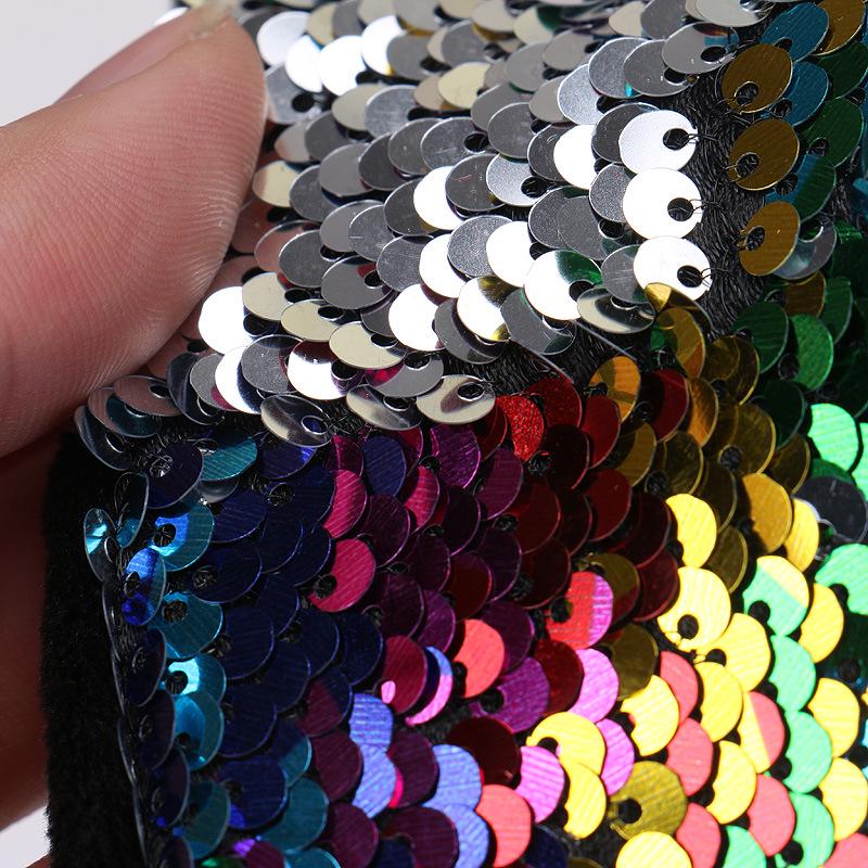 Girl Double-side Sequins Headband Fish Scale Design Delicate Hair Band
