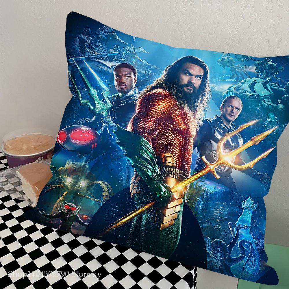 A-Aquaman And The Lost Kingdom Movie Pillow Bedroom Sofa Leisure Comfort Cushion Car Living Room Home Decoration