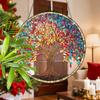 Acrylic Multicolor Tree of Life Suncatcher, Stained Glass Effect Window Hanging Ornament for Nature & Tree Lover Gifts