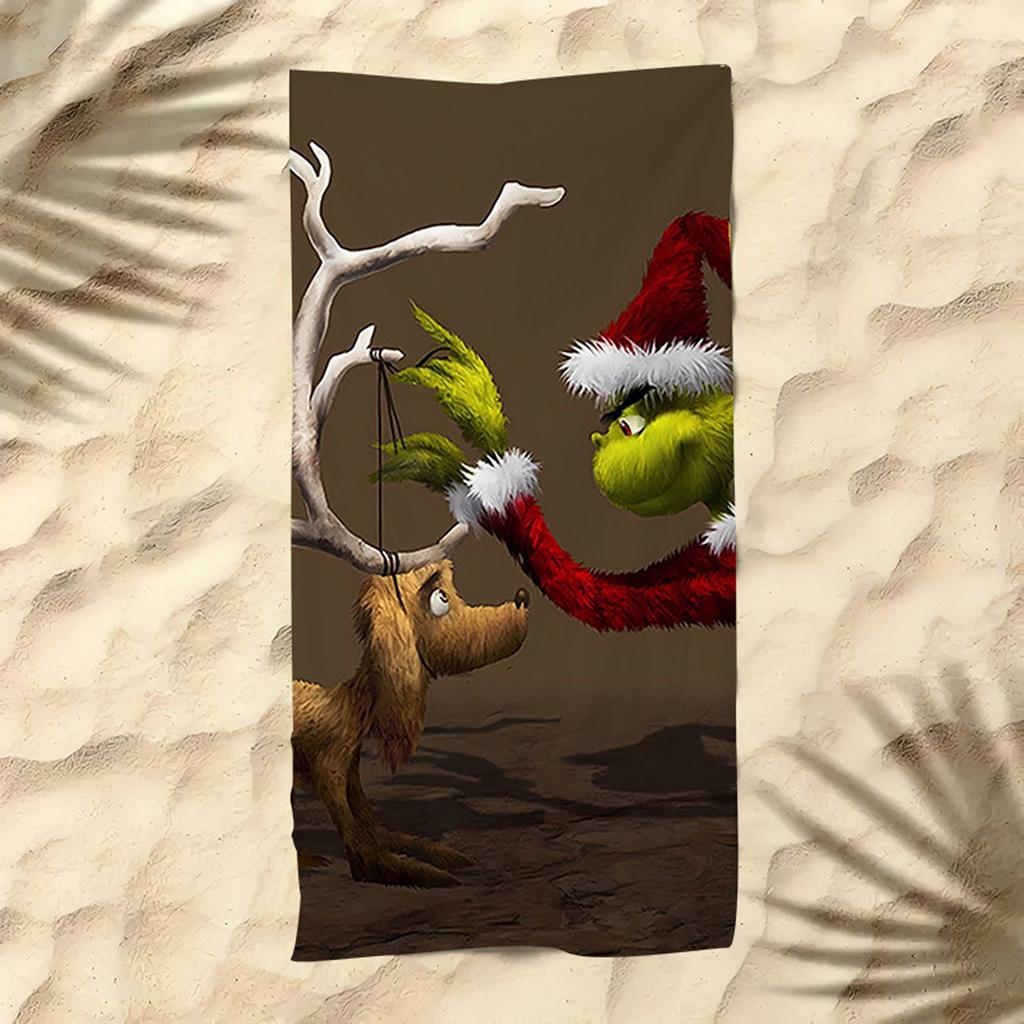 Green Legend Beach Towel Printed Green Beach Bath Towel