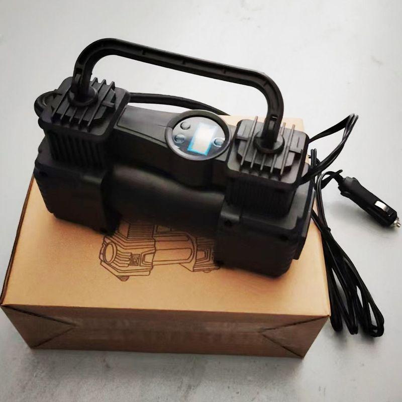 German Imported Japanese Car Air Pump 12V Portable Dual-Cylinder High-Pressure Air Pump for Cars and Sedans Multifunctional