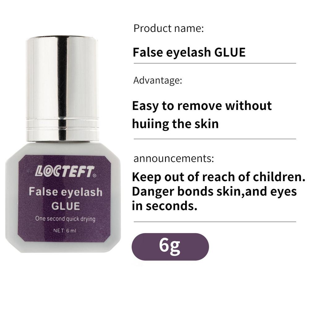 Long-lasting, Non-Irritating Eyelash Extension Glue - Quick-Drying & Gentle Adhesive for Salon Use
