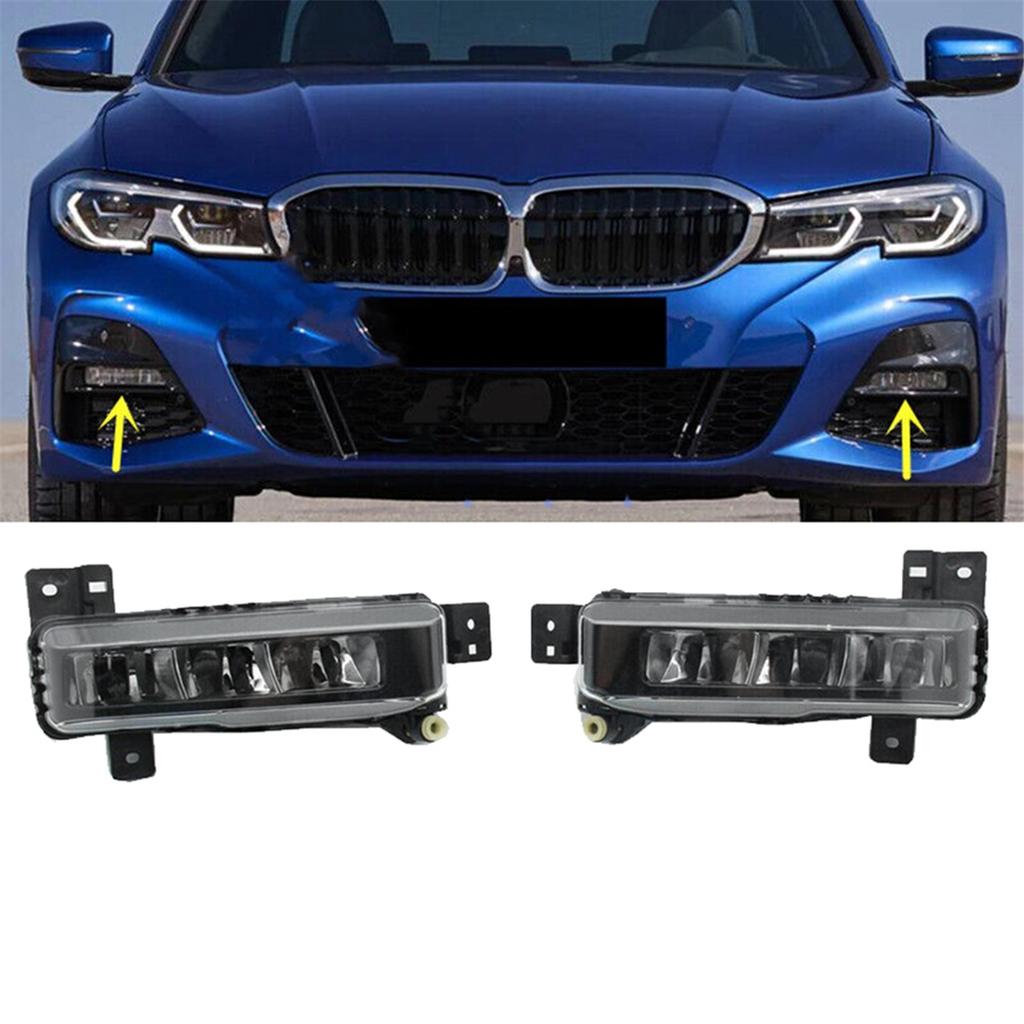 Left Right Side Front Bumper LED Fog Lamp DRL Light 63177433787 63177433788 for BMW F44 G20 G21 G28 2018-2022 Daytime Running Lamp