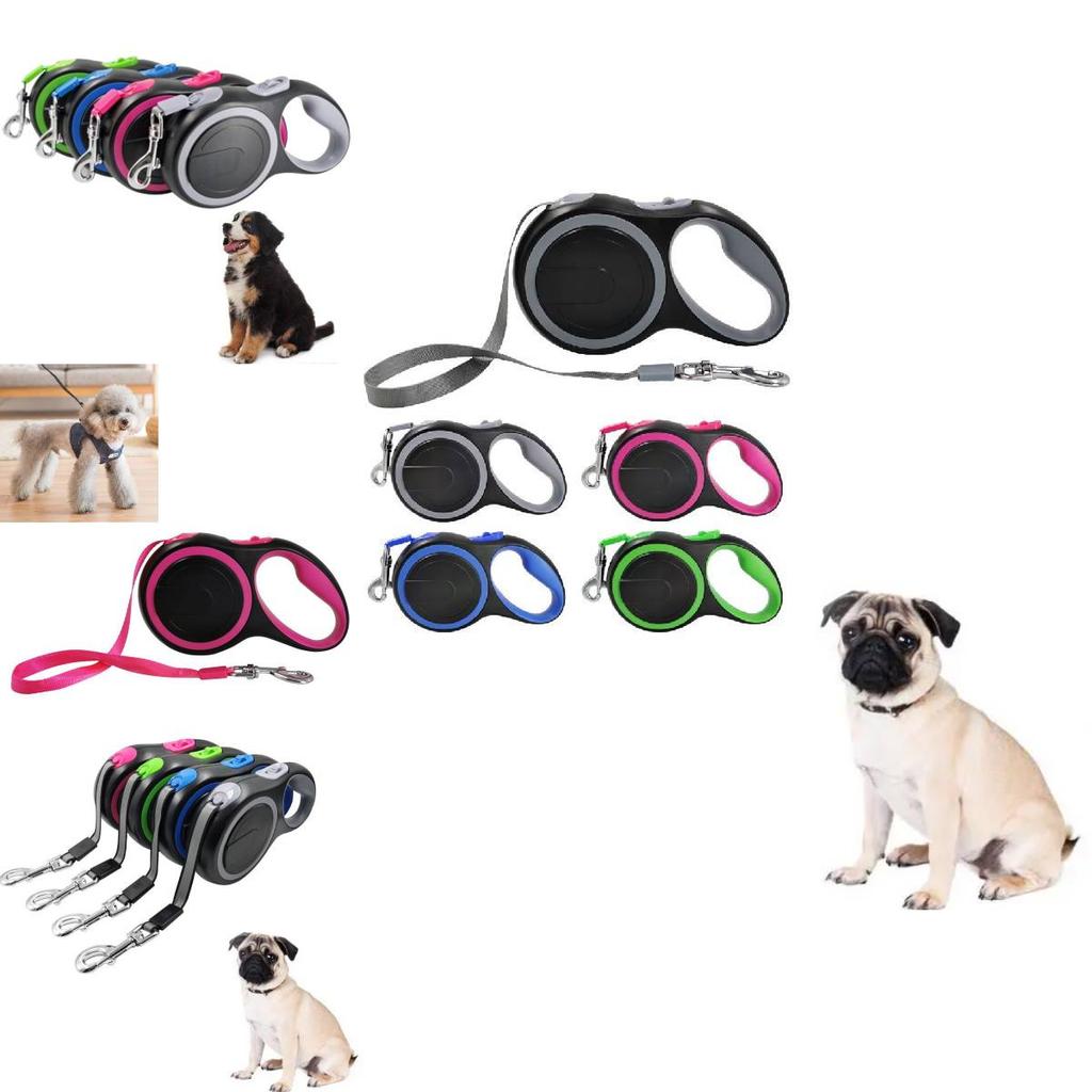 Langleine Automatisch Einziehbar für Große Hunde mit Komfortablem Griffdesign und Lebhaften Farboptionen