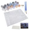 Paint By Numbers Moonlight Night Peaceful Lake Convenient Exquisite Number Painting for Kids Adults