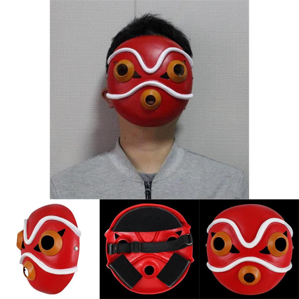 Mononoke Princess Halloween Mask Resin Costume Prop For Cosplay And Party