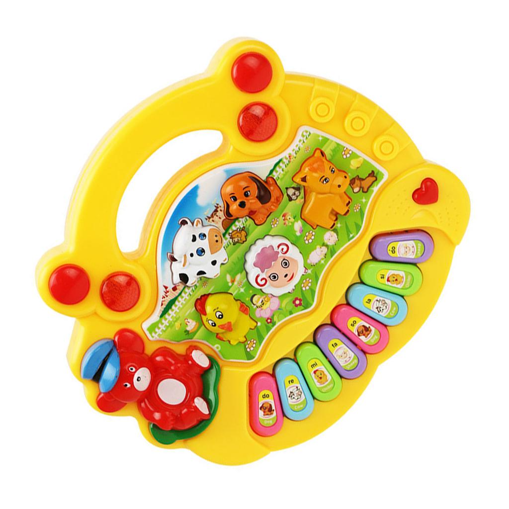 Electronic Baby Instrument Farm Animal Keyboard Toy Children Educational Musical Instrument Toys