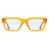 Full Rim Square Transparent Orange Smartbuy Collection Citrus 94750s C4 Fashion Unisex Sunglasses