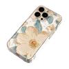 New Foreign Trade Hot-selling Products Oil Painting Flower Apple 17promax Mobile Phone Case iPhone12/13 Transparent Soft Case