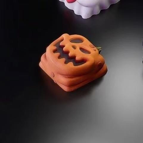 Pumpkin Head Keycap Cross Mechanical Keyboard Base Keycap All Saints' Day Christmas Gift