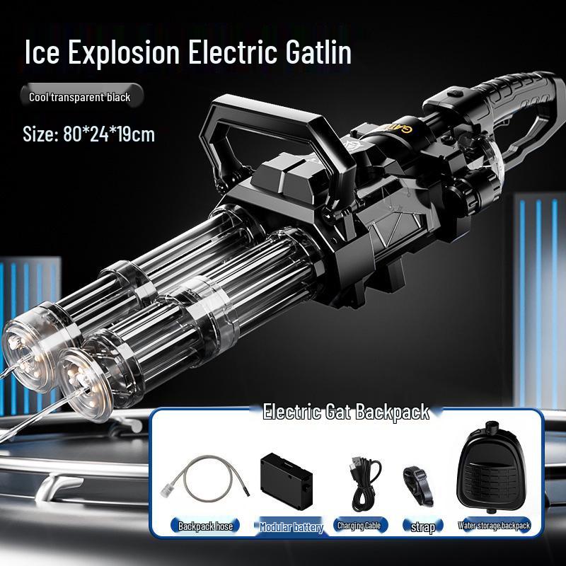 

Гатлинг Двуствольный Вращающийся Водяной Пистолет Высокого Давления с Быстрой Стрельбой для Детей