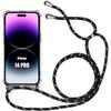 Protective Case - E.F.CONNECTION - iPhone 14 Pro - Flexible - Silicone - Black