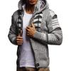 2025 Winter Sweater Cardigan Men's Hooded Knitted Cardigan Jacket
