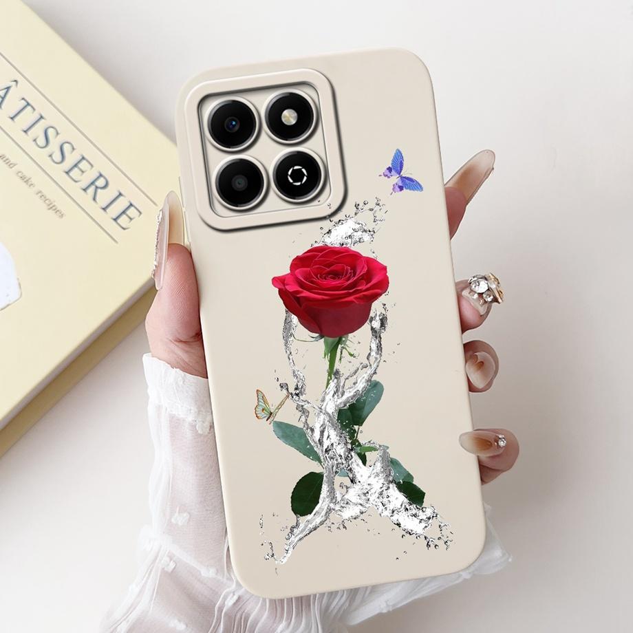 Case For Huawei Honor X6a X6b X6a Plus Phone Case For Honor X6 X6s 4G Soft Silicone Funda Women Fashion Flower Printed Cover