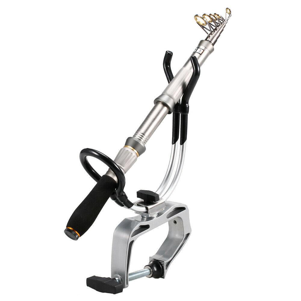 Fishing Rod Holder, Clamp Attachment, Fishing Gear Accessories for Rafts and Boats