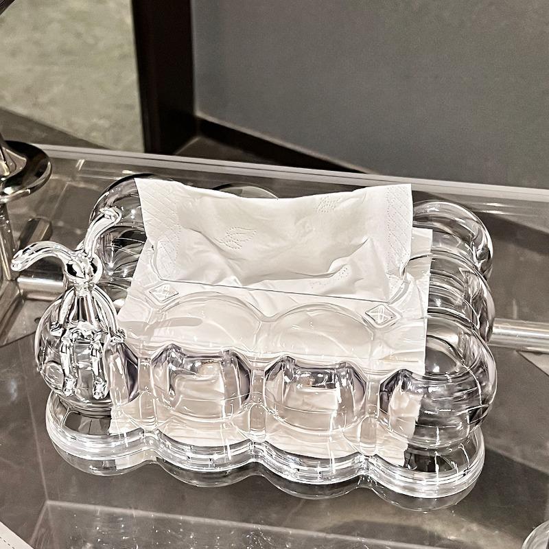 Cloud Design Tissue Box Cover, Home Tissue Boxes,High-End Paper Towel Holder for Living Room Coffee Table,Tabletop Decor