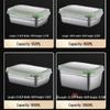 ZISIZ 304 Stainless Steel Rectangular Food Storage Container