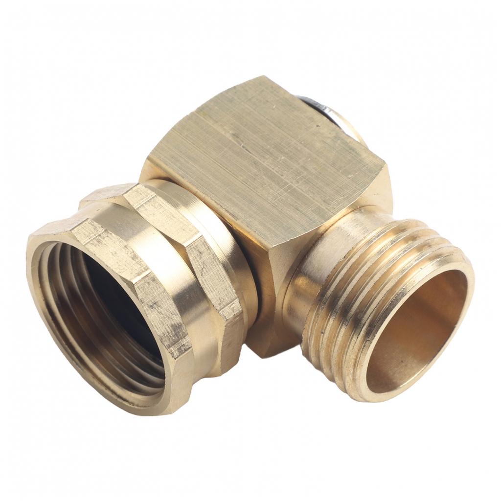 Connector Degree Solid Brass Construction Easy Installation